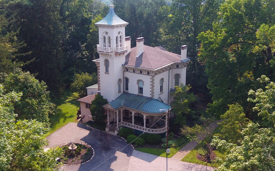 aerial view of Promont House