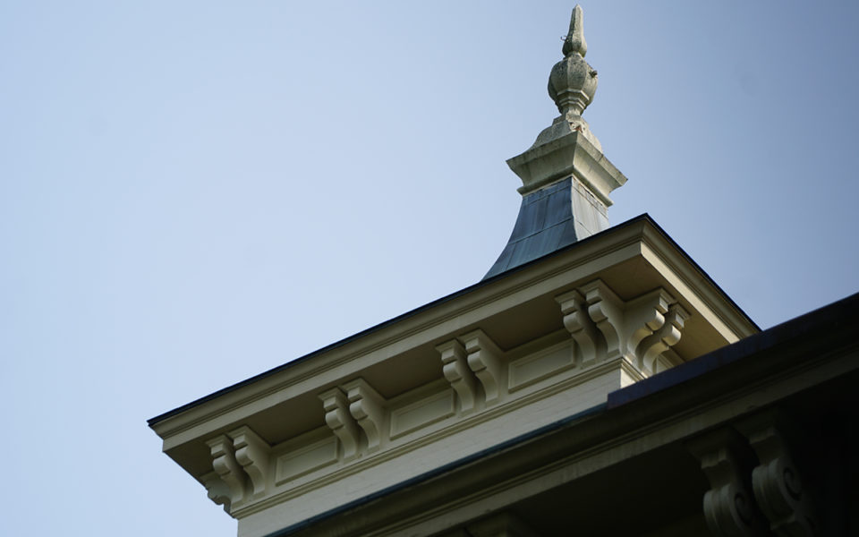Promont House corbels after repairs
